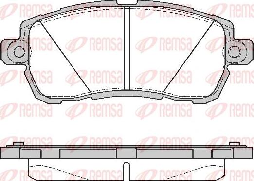 Kawe 1728 00 - Тормозные колодки, дисковые, комплект autodnr.net