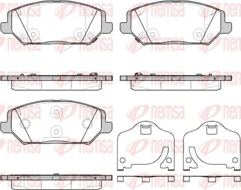 Kawe 1783 02 - Гальмівні колодки, дискові гальма autocars.com.ua