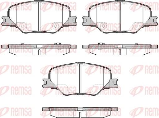 Kawe 1795 02 - Гальмівні колодки, дискові гальма autocars.com.ua