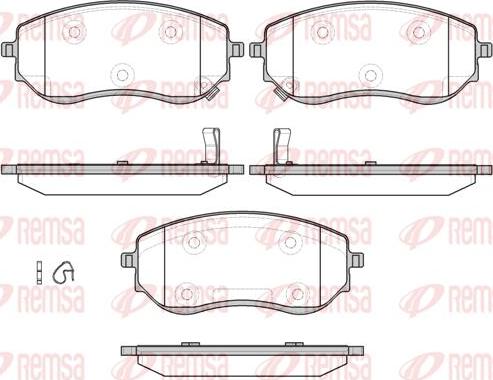 Kawe 1801 02 - Гальмівні колодки, дискові гальма autocars.com.ua