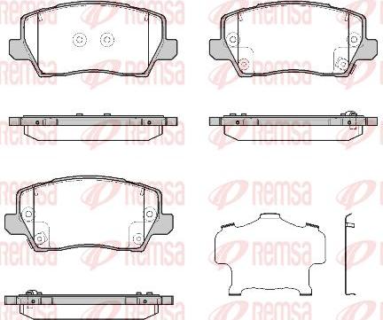 Kawe 1803 02 - Гальмівні колодки, дискові гальма autocars.com.ua