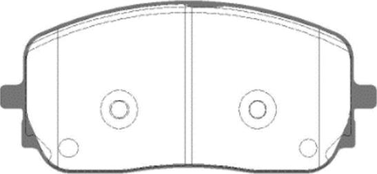 Kawe 1826 02 - Гальмівні колодки, дискові гальма autocars.com.ua