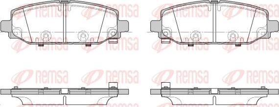 Kawe 1844 02 - Гальмівні колодки, дискові гальма autocars.com.ua