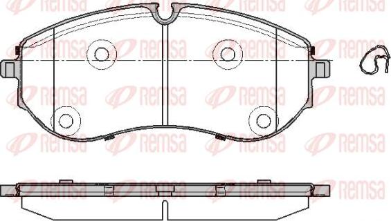 Kawe 1857 00 - Гальмівні колодки, дискові гальма autocars.com.ua