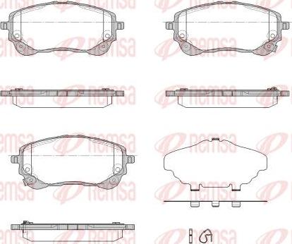 Kawe 1858 02 - Гальмівні колодки, дискові гальма autocars.com.ua