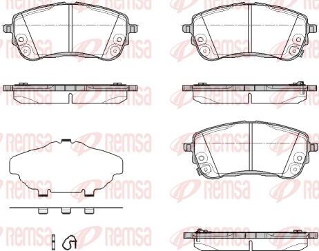 Kawe 1858 12 - Гальмівні колодки, дискові гальма autocars.com.ua