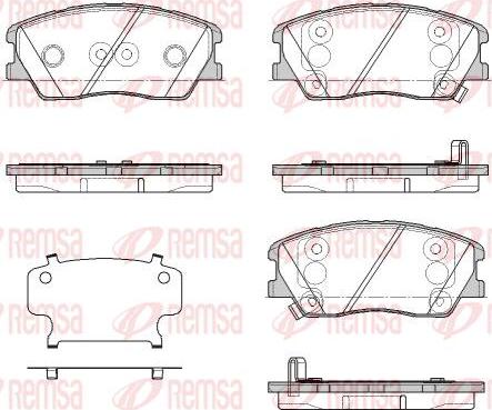 Kawe 1884 02 - Гальмівні колодки, дискові гальма autocars.com.ua