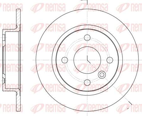 Kawe 6032 00 - Гальмівний диск autocars.com.ua