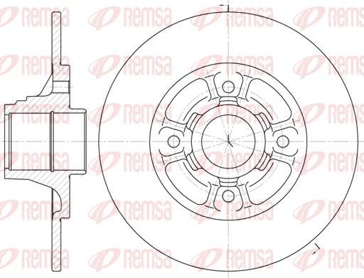 Kawe 6073 00 - Тормозной диск autodnr.net