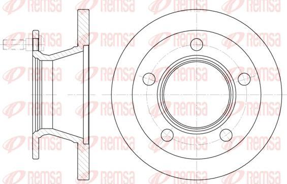 Febi Bilstein 07420 - Гальмівний диск autocars.com.ua