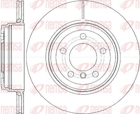 Kawe 61082 10 - Гальмівний диск autocars.com.ua