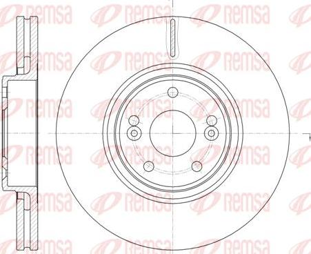 Kawe 61171 10 - Тормозной диск autodnr.net