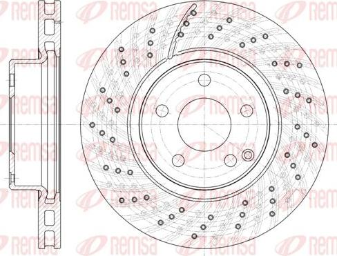 Kawe 61322 10 - Гальмівний диск autocars.com.ua