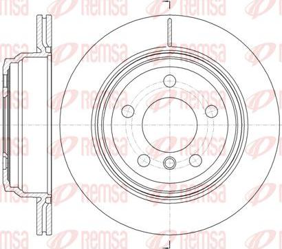 Remsa BDM6145310 - Гальмівний диск autocars.com.ua