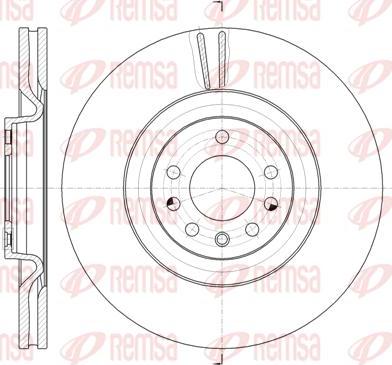 Kawe 61487 10 - Гальмівний диск autocars.com.ua