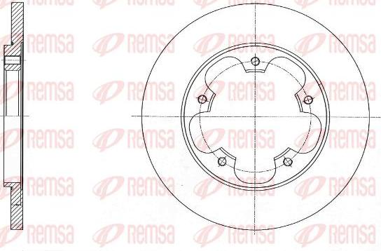 Kawe 61567 00 - Тормозной диск autodnr.net