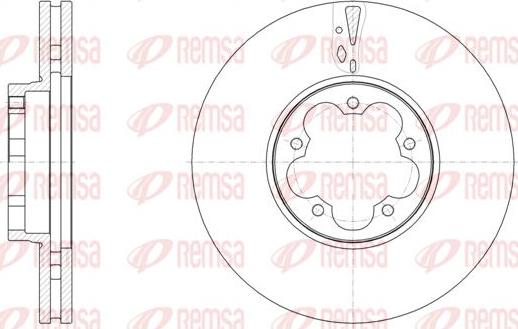 Kawe 61568 10 - Тормозной диск autodnr.net