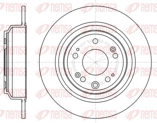 Kawe 61608 00 - Тормозной диск autodnr.net