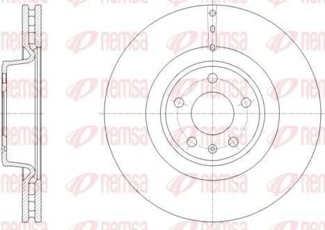 Kawe 61670 10 - Тормозной диск autodnr.net