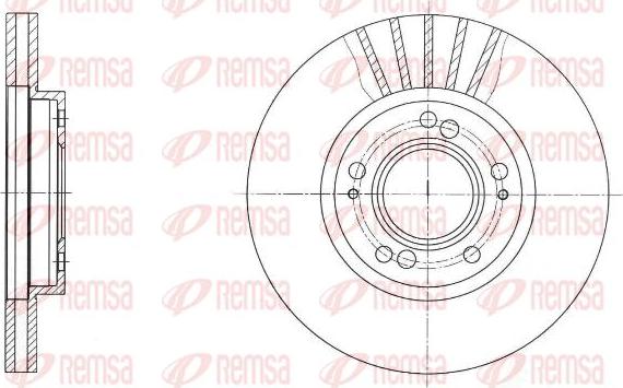 Kawe 61678 10 - Тормозной диск autodnr.net