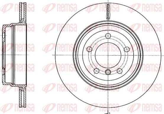 Protechnic PRD6288 - Тормозной диск avtokuzovplus.com.ua