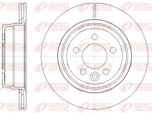 Kawe 61828 10 - Гальмівний диск autocars.com.ua