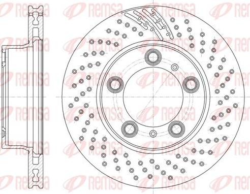 Kawe 61863 10 - Гальмівний диск autocars.com.ua