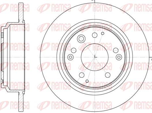 Kawe 61903 00 - Гальмівний диск autocars.com.ua