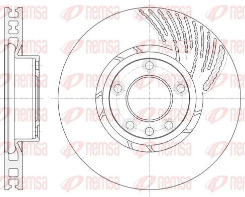 Kawe 61908 10 - Гальмівний диск autocars.com.ua