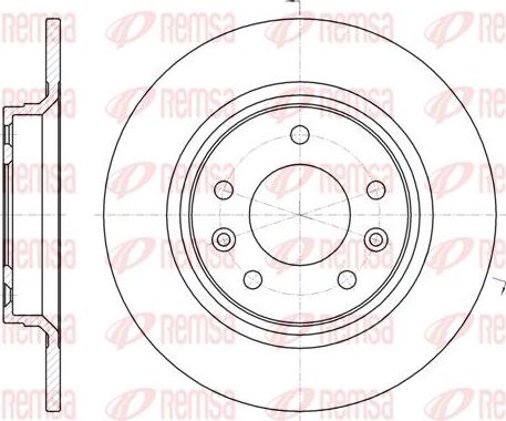 Kawe 61937 00 - Гальмівний диск autocars.com.ua