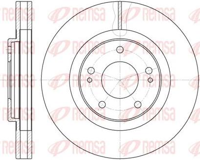 Kawe 62002 10 - Гальмівний диск autocars.com.ua