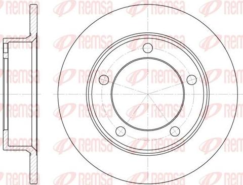 Kawe 6257 00 - Тормозной диск autodnr.net