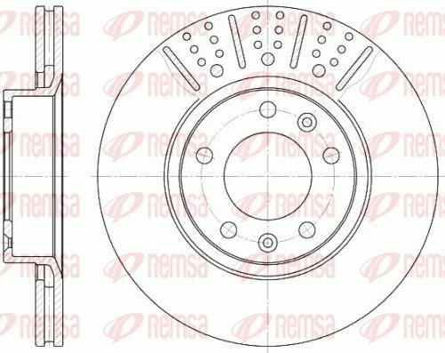 Kawe 6265 10 - Гальмівний диск autocars.com.ua