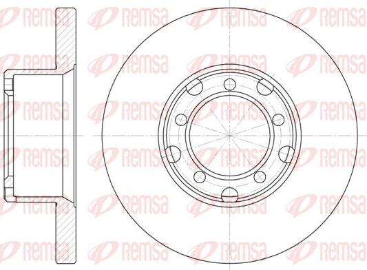 CAR 016.287-00 - Гальмівний диск autocars.com.ua