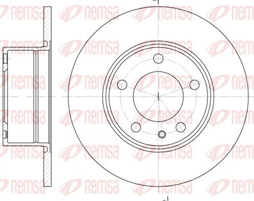 Kawe 6312 00 - Гальмівний диск autocars.com.ua