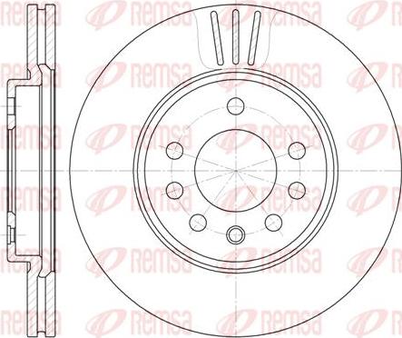 Breco BS 8140 - Гальмівний диск autocars.com.ua