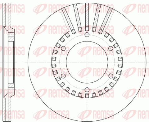 BENDIX 561450 - Гальмівний диск autocars.com.ua