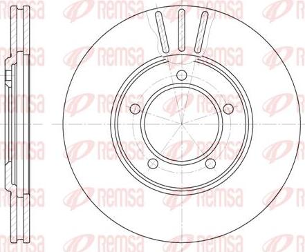Kawe 6404 10 - Гальмівний диск autocars.com.ua