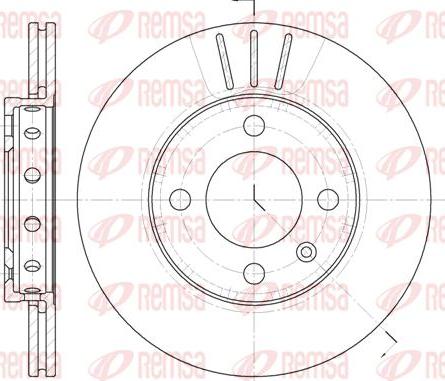 Kawe 6426 10 - Гальмівний диск autocars.com.ua