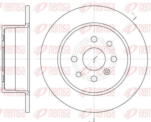 Kawe 6454 00 - Тормозной диск autodnr.net