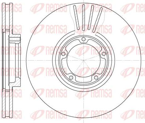 Kawe 6518 10 - Гальмівний диск autocars.com.ua