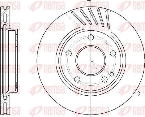 Kawe 6527 10 - Гальмівний диск autocars.com.ua