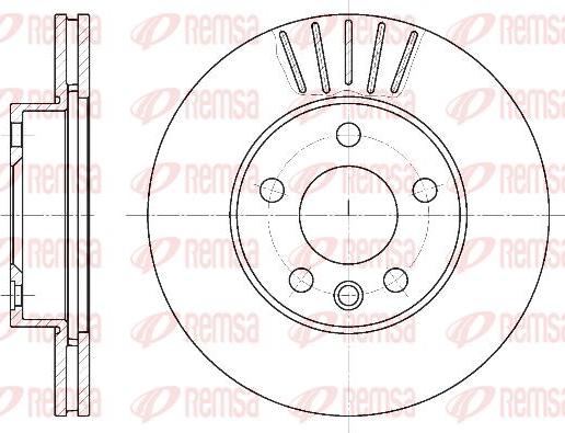 Kawe 6551 10 - Тормозной диск autodnr.net