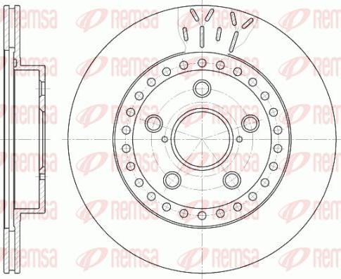 Triscan 92-235692 - Тормозной диск avtokuzovplus.com.ua