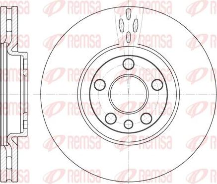 Kawe 6658 10 - Гальмівний диск autocars.com.ua