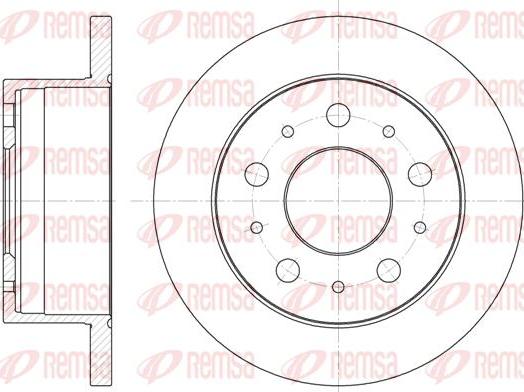 Kawe 6741 00 - Гальмівний диск autocars.com.ua