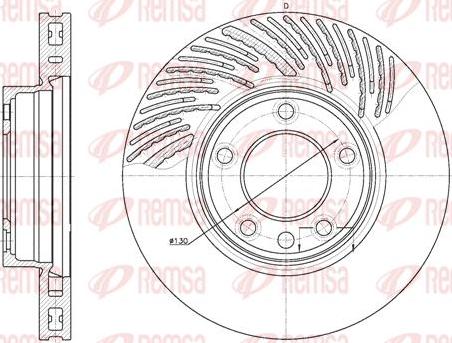 Kawe 6773 10 - Гальмівний диск autocars.com.ua