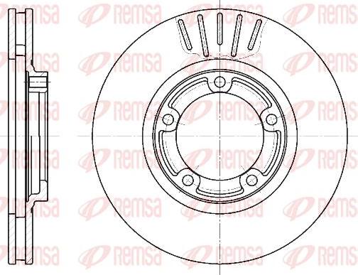 Kawe 6794 10 - Гальмівний диск autocars.com.ua