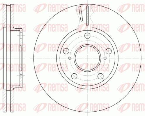 Kawe 6842 10 - Гальмівний диск autocars.com.ua