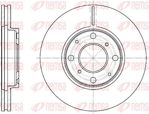 CAR BS 8480 - Тормозной диск avtokuzovplus.com.ua